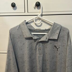 Puma, Gray men’s dry fit polo 3x